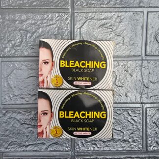 Neon Bleaching Black Soap Skin Whitener for Body Care - One piece