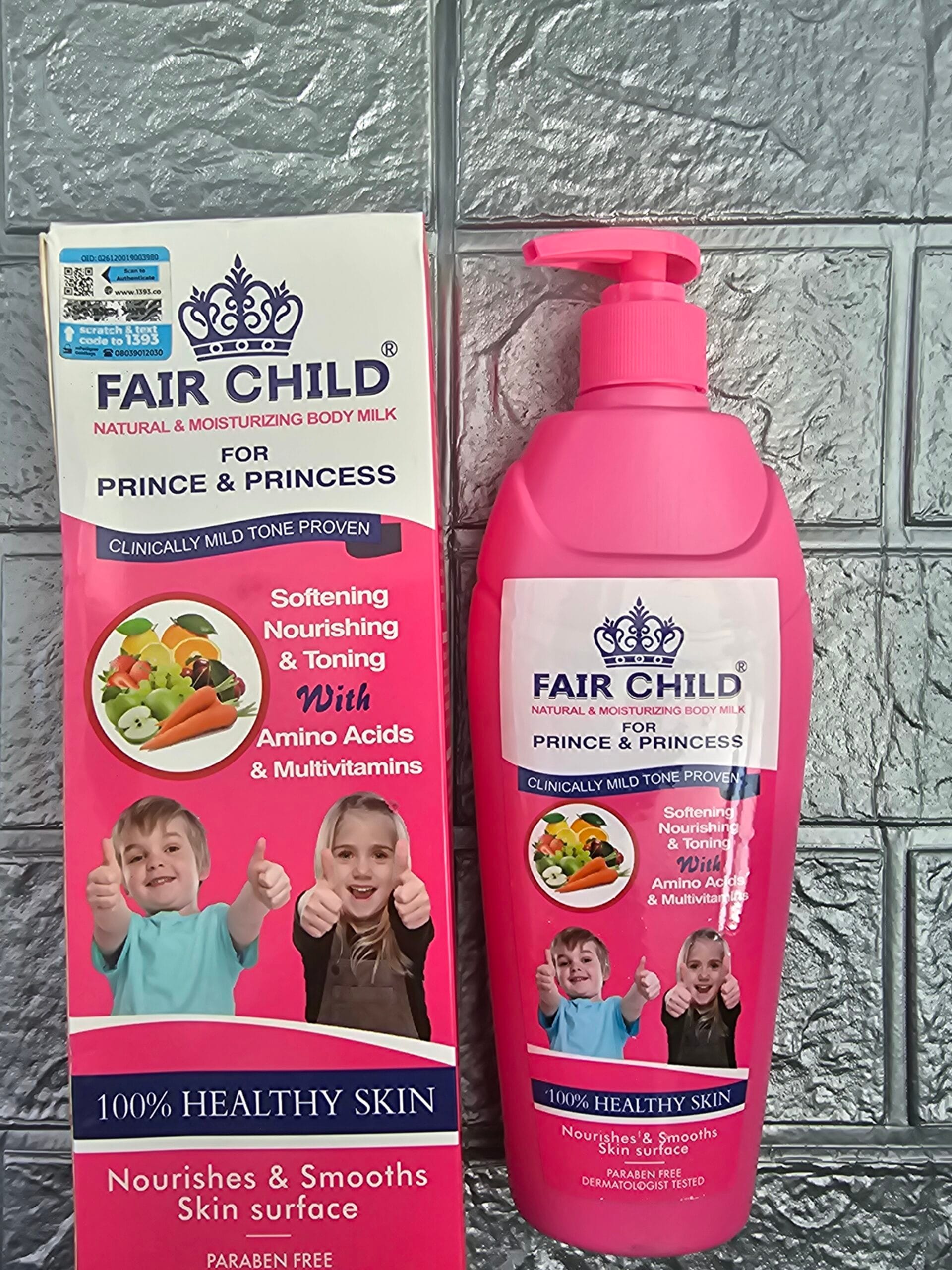 Fair Child Natural Moisturizing Body Lotion with Egg Yolk and Natural Honey - Gentle and Effective for All Skin Types Body Care