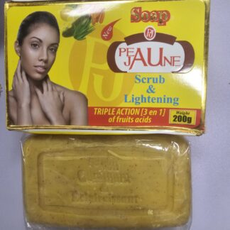 Pe jaune lightening scrub soap 200g