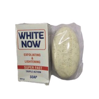 White Now Exfoliating & Lightening Super Fast Triple Action Soap 200g for Skin Care