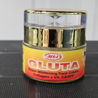 GLUTA Super Whitening Face Cream with Collagen Vitamin C & SPF for Skin Lightening