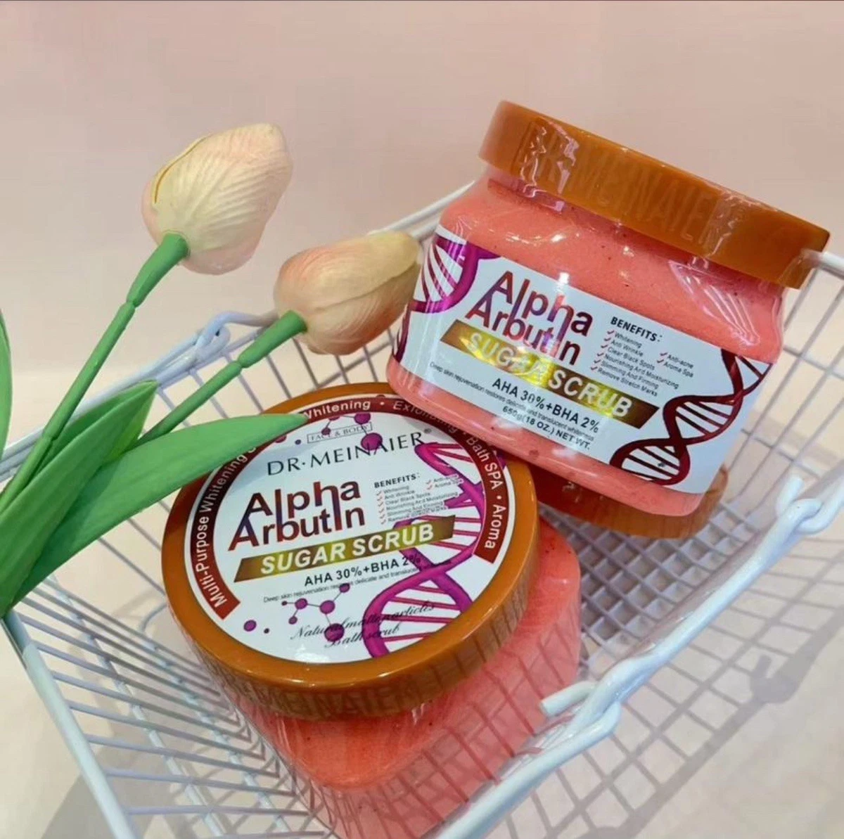 Dr Meinaier Alpha Arbutin Sugar Scrub 650g