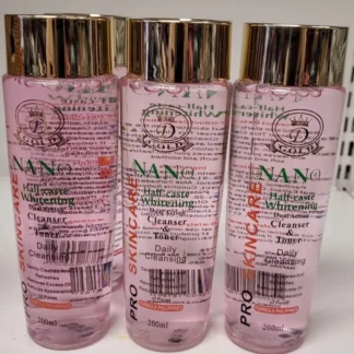 Facial Cleanser - Nano Halfcaste Whitening Cleanser for Lovely Skin - Skincare Cleansing