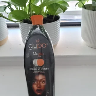 Glupa Magic Natural White Lotion for Hot Chocolate Skin - Whitening Body Lotion with Shea Butter