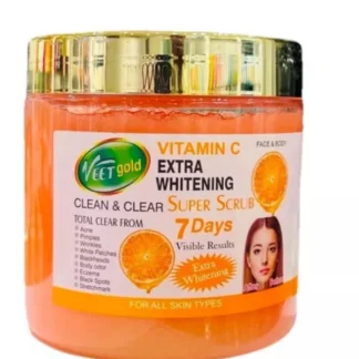 Veet Gold Vitamin C Extra Whitening Super Scrub for 7 Days -