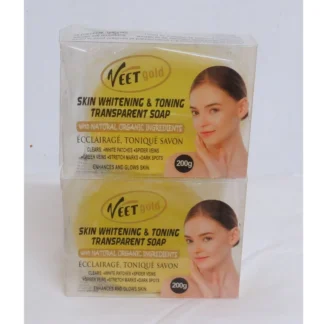 Veetgold SKIN WHITENING & TONING-TRANSPARENT SOAP 1 piece