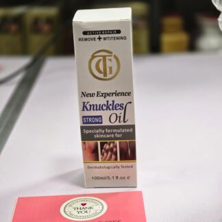 New Experience Strong Knuckles Oil - Professional Skincare Formula for Active Repair & Whitening - Dermatologically Tested 100ml