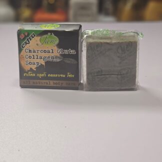 Jam Charcoal Gluta Collagen bar soap